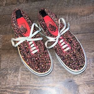 Neon splatter Vans